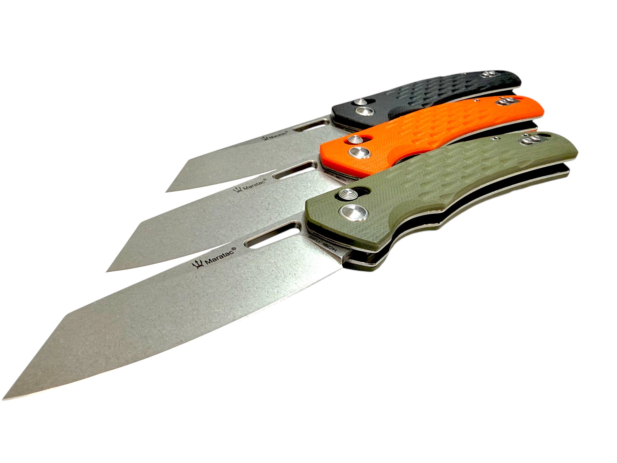 Urban Navigator - Cross Bar - Pocket Knife By Maratac® - Orange G10 - 🔥 New 🔥