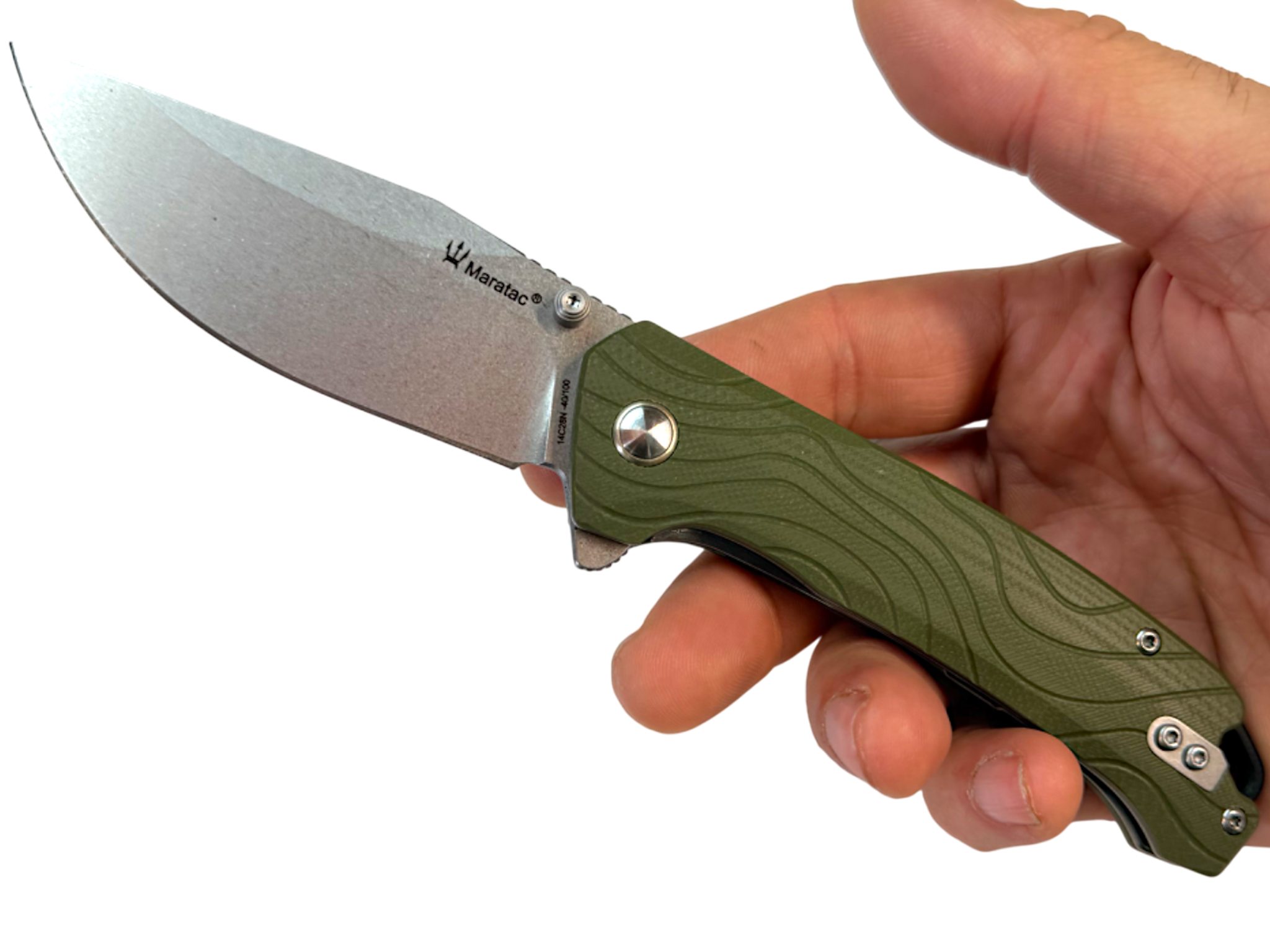 Limited Edition - Topo-Trekker Peak 14C28N Knife - Maratac® ( Only Made 100 Each! )