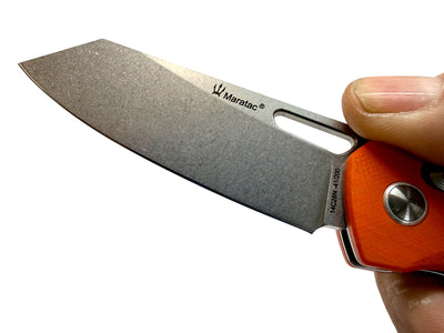 Urban Navigator - Cross Bar - Pocket Knife By Maratac® - Orange G10 - 🔥 New 🔥