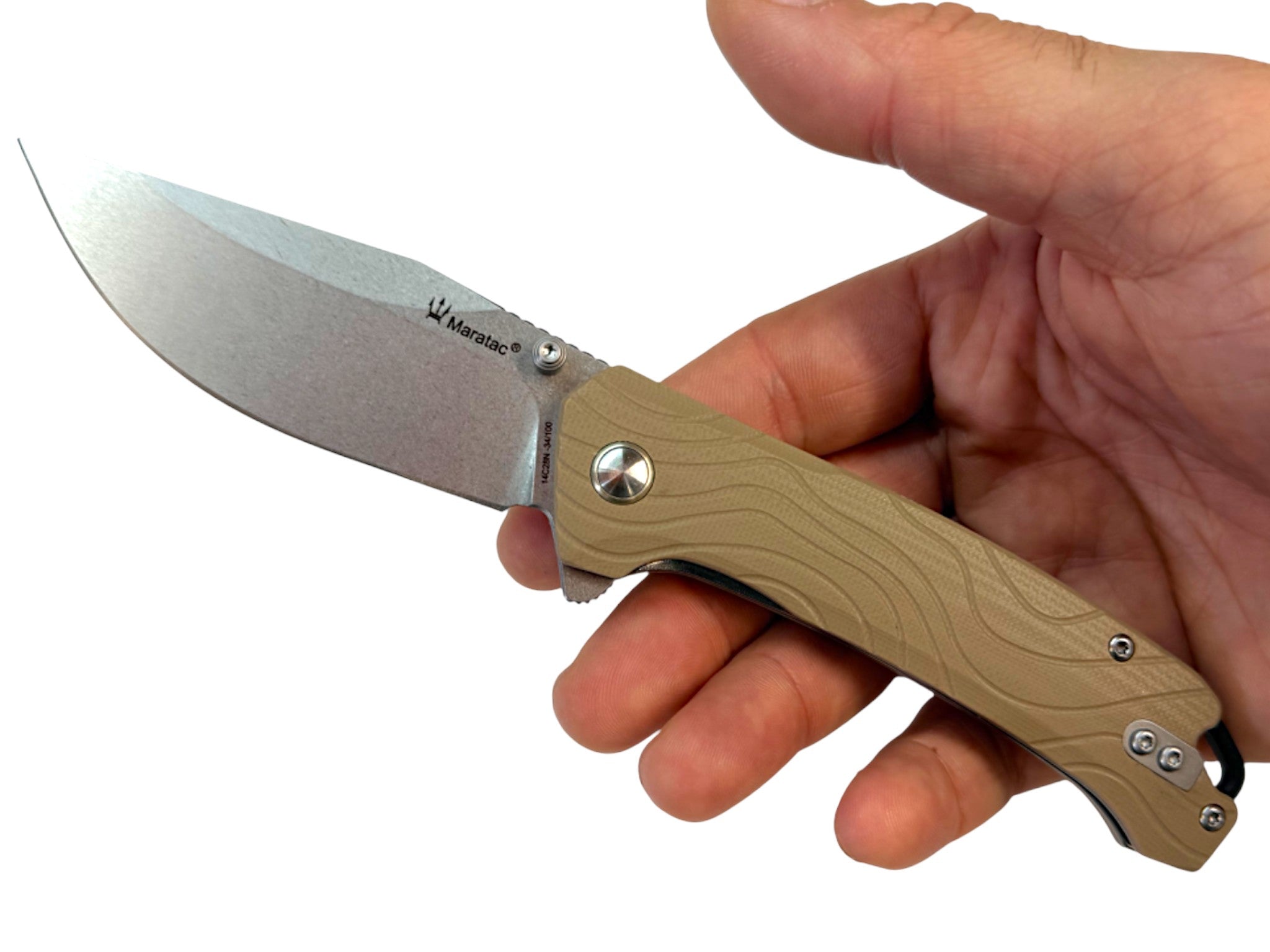 Topo-Trekker 14C28N Folding Knife - Maratac® Limited Edition
