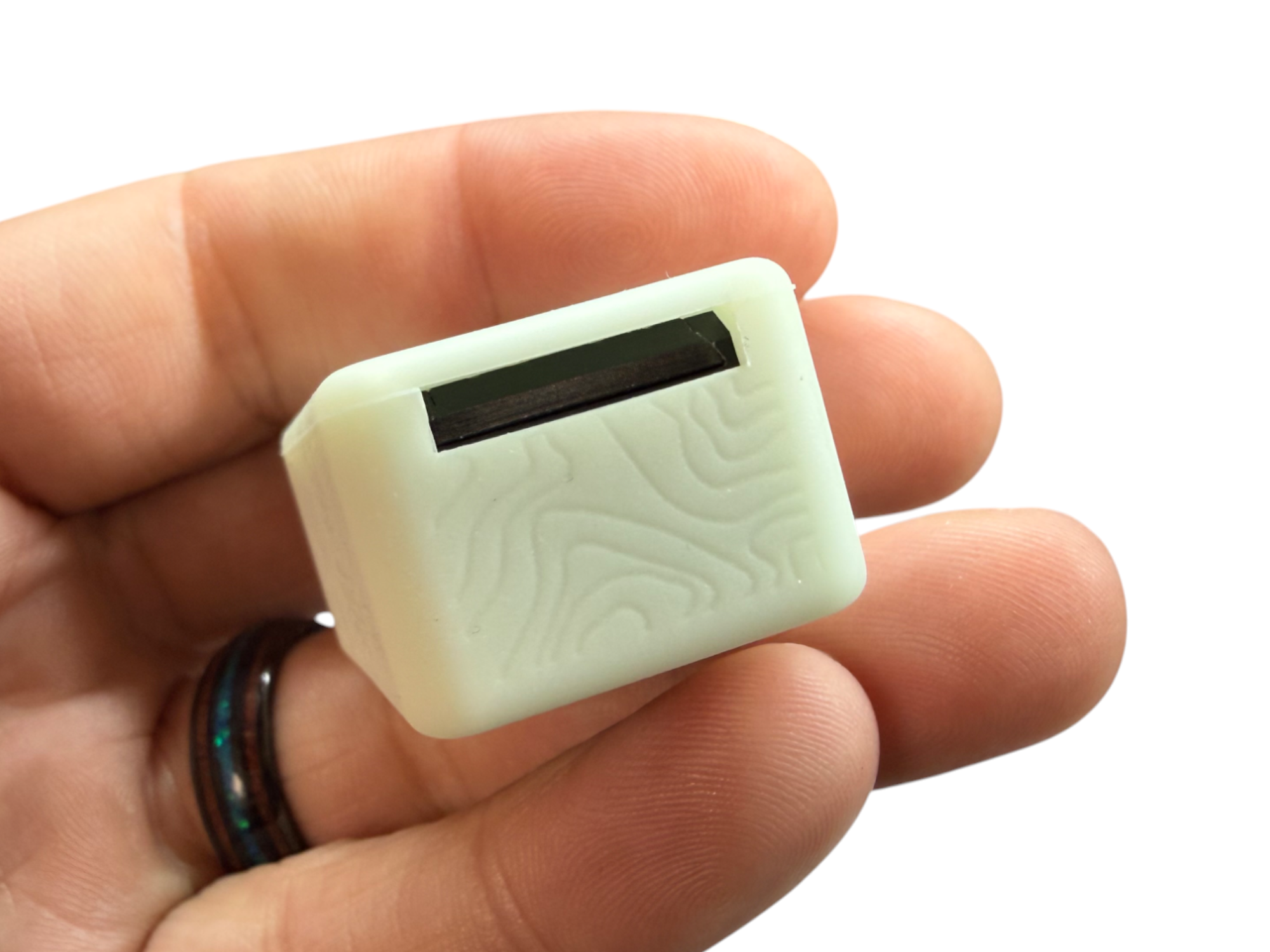 Tiny Delrin Pocket Box - ( Gen 3 ) Topo + Glow Shell!