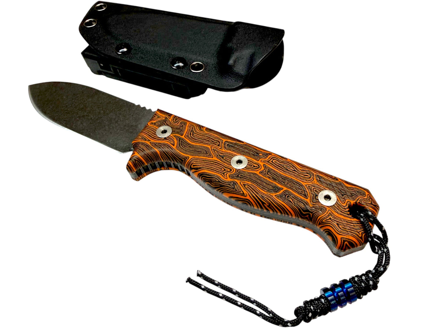 ERGO R4A PRO - Ready 4 Action - Fixed Blade Knife ( Orange Labyrinth G10 ) 🔥 New 🔥
