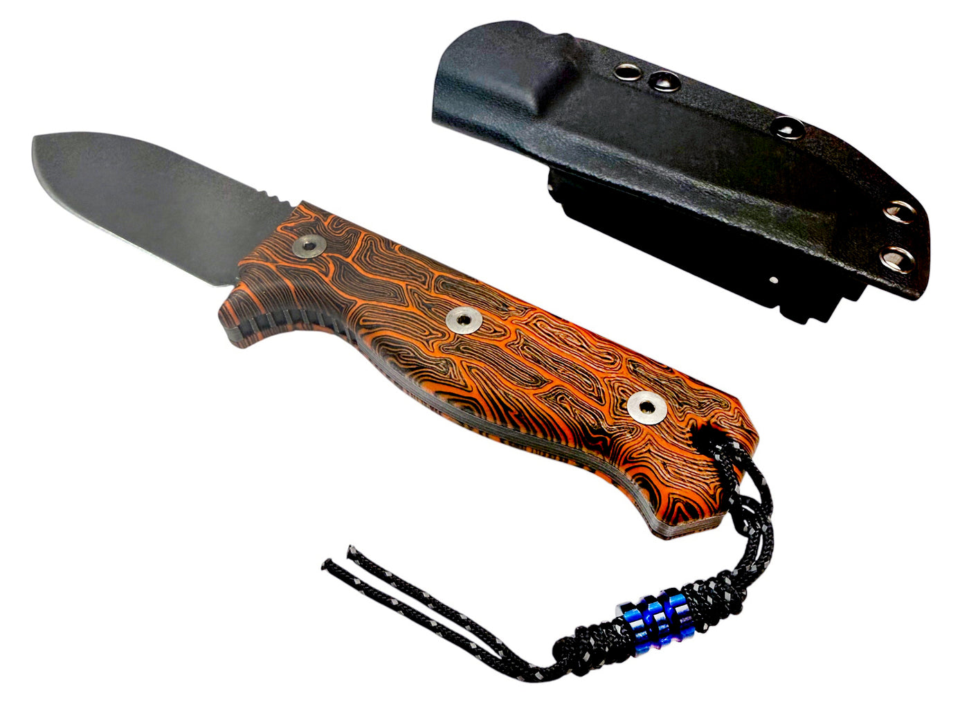 ERGO R4A PRO - Ready 4 Action - Fixed Blade Knife ( Orange Labyrinth G10 ) 🔥 New 🔥