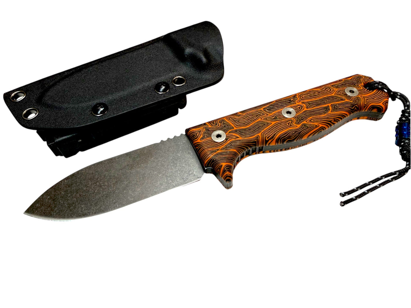 ERGO R4A PRO - Ready 4 Action - Fixed Blade Knife ( Orange Labyrinth G10 ) 🔥 New 🔥