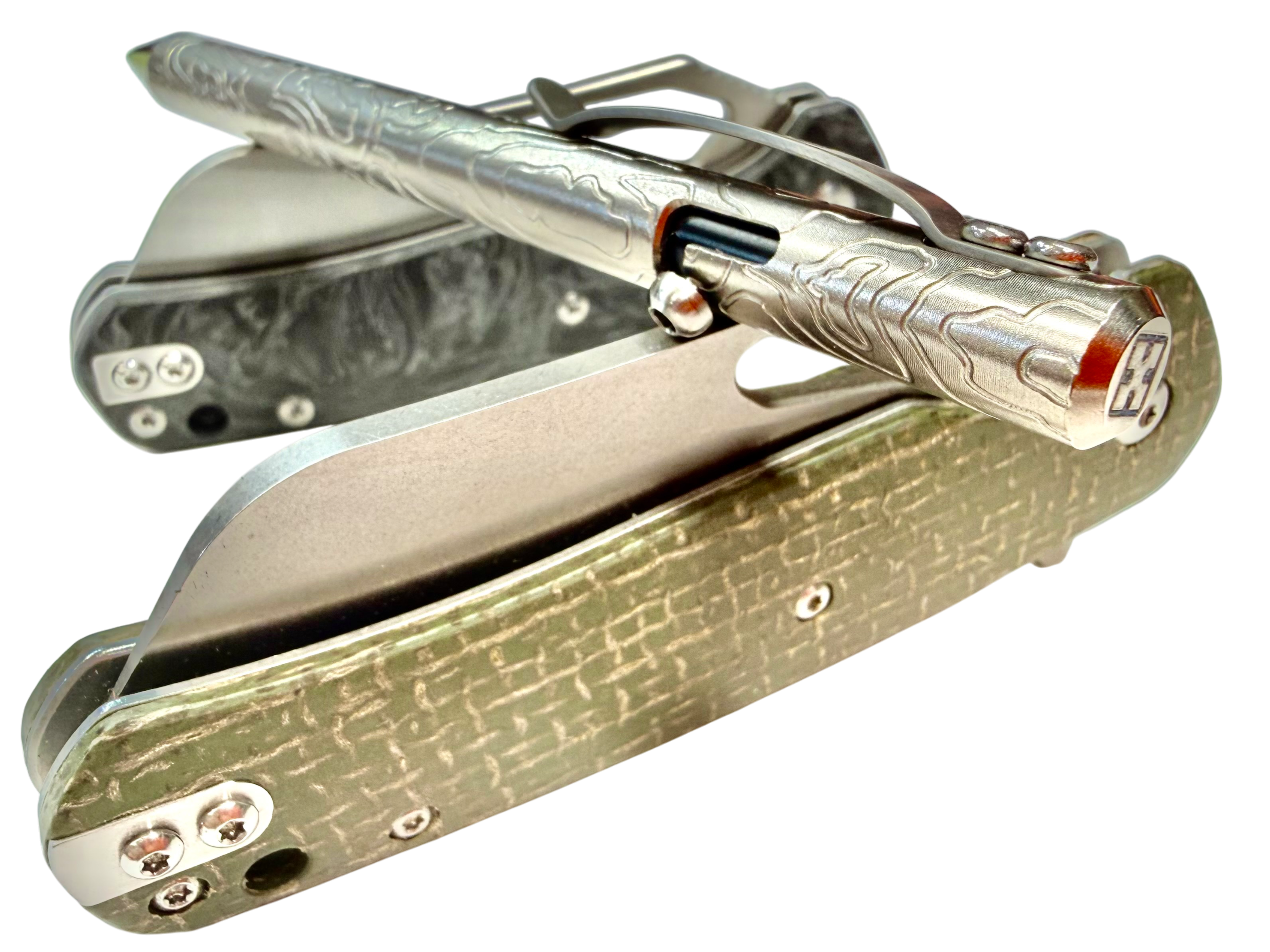 MaxMadCo Design - Titanium - Bolt Action Pen - GEN 3 🔥 New! 🔥