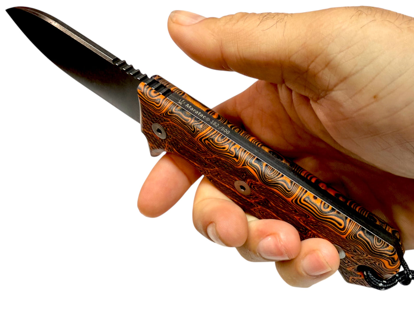 ERGO R4A PRO - Ready 4 Action - Fixed Blade Knife ( Orange Labyrinth G10 ) 🔥 New 🔥