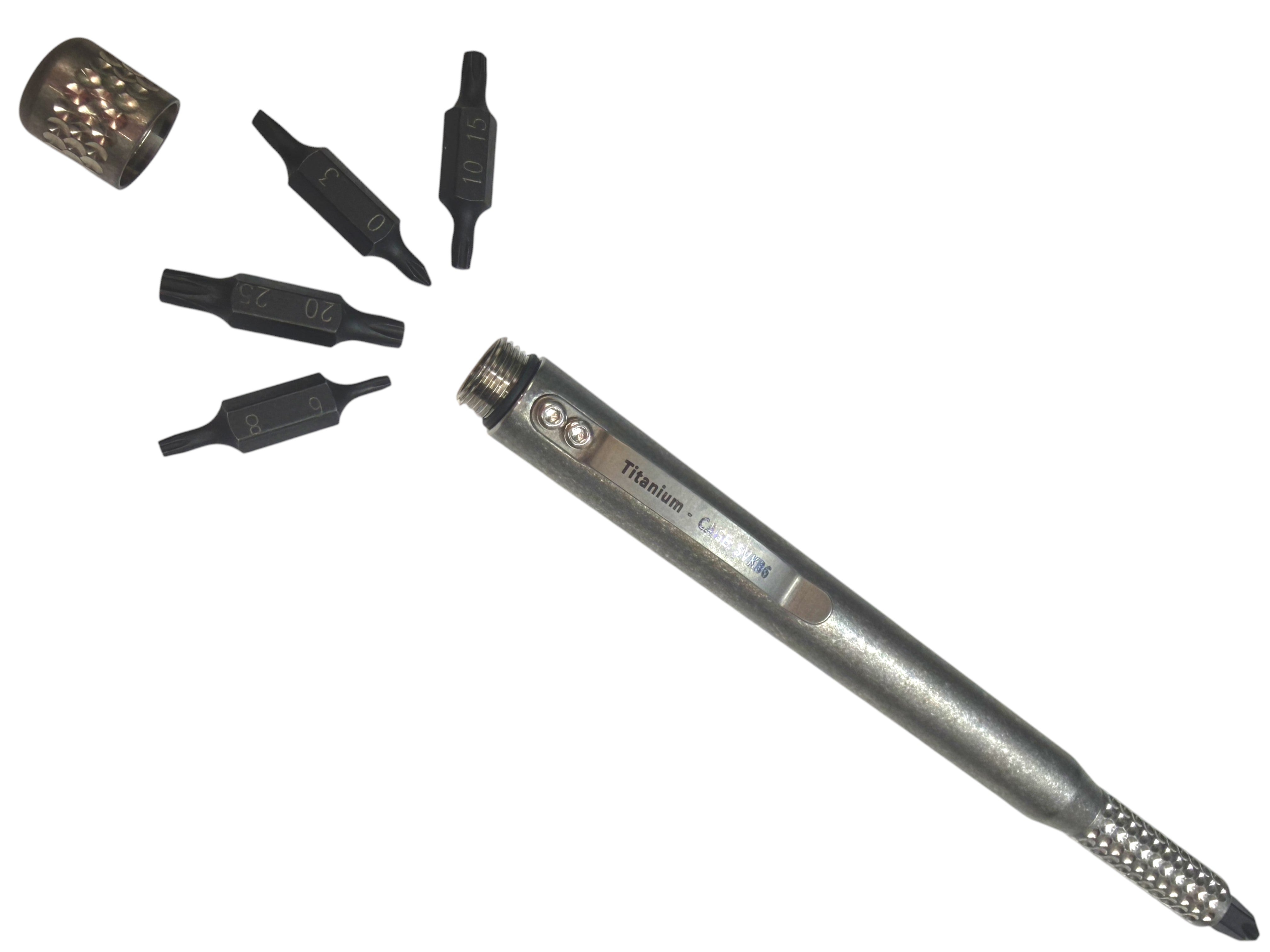 XXL Dual Sided - 1/4" Pen Driver Titanium By Maratac® - New!