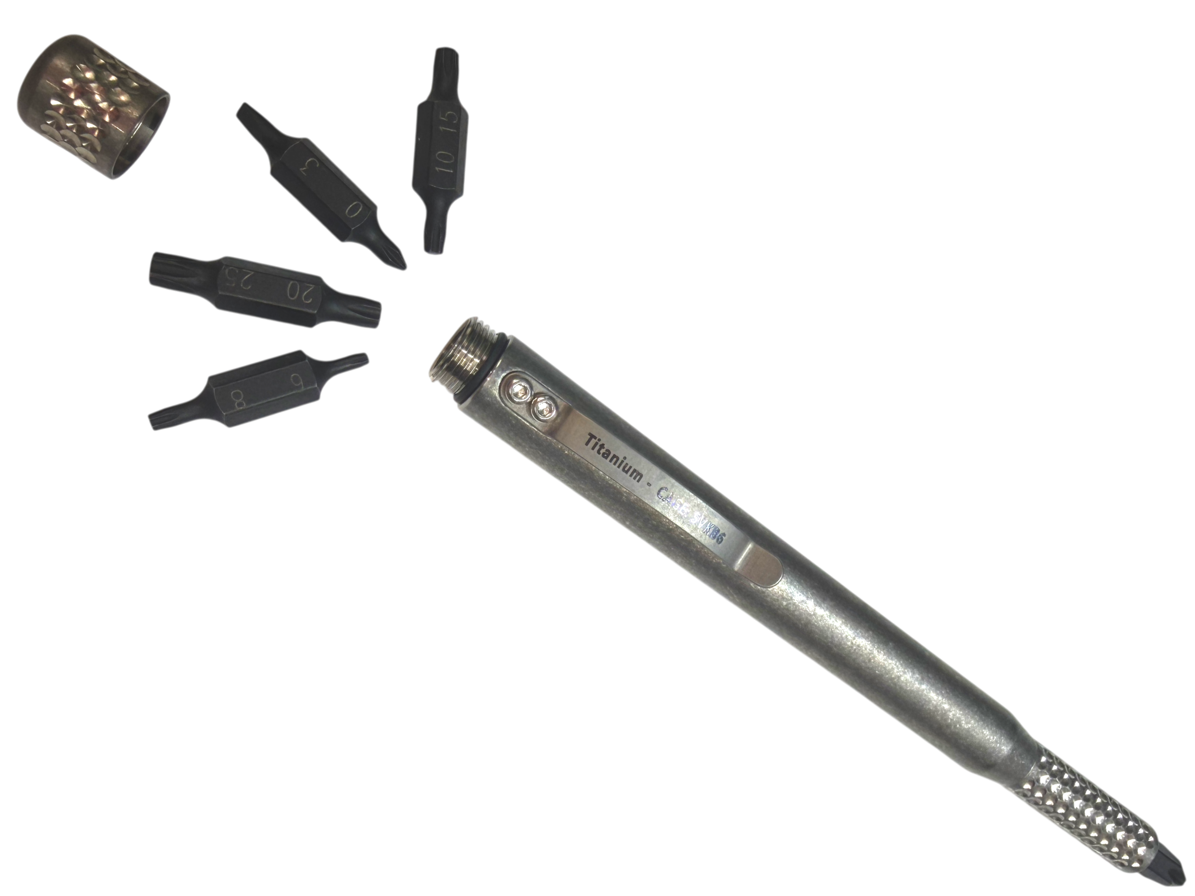 XXL Dual Sided - 1/4" Pen Driver Titanium By Maratac® - Coming Soon