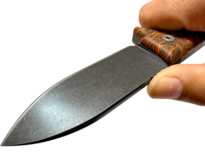 ERGO R4A PRO - Ready 4 Action - Fixed Blade Knife ( Orange Labyrinth G10 ) 🔥 New 🔥