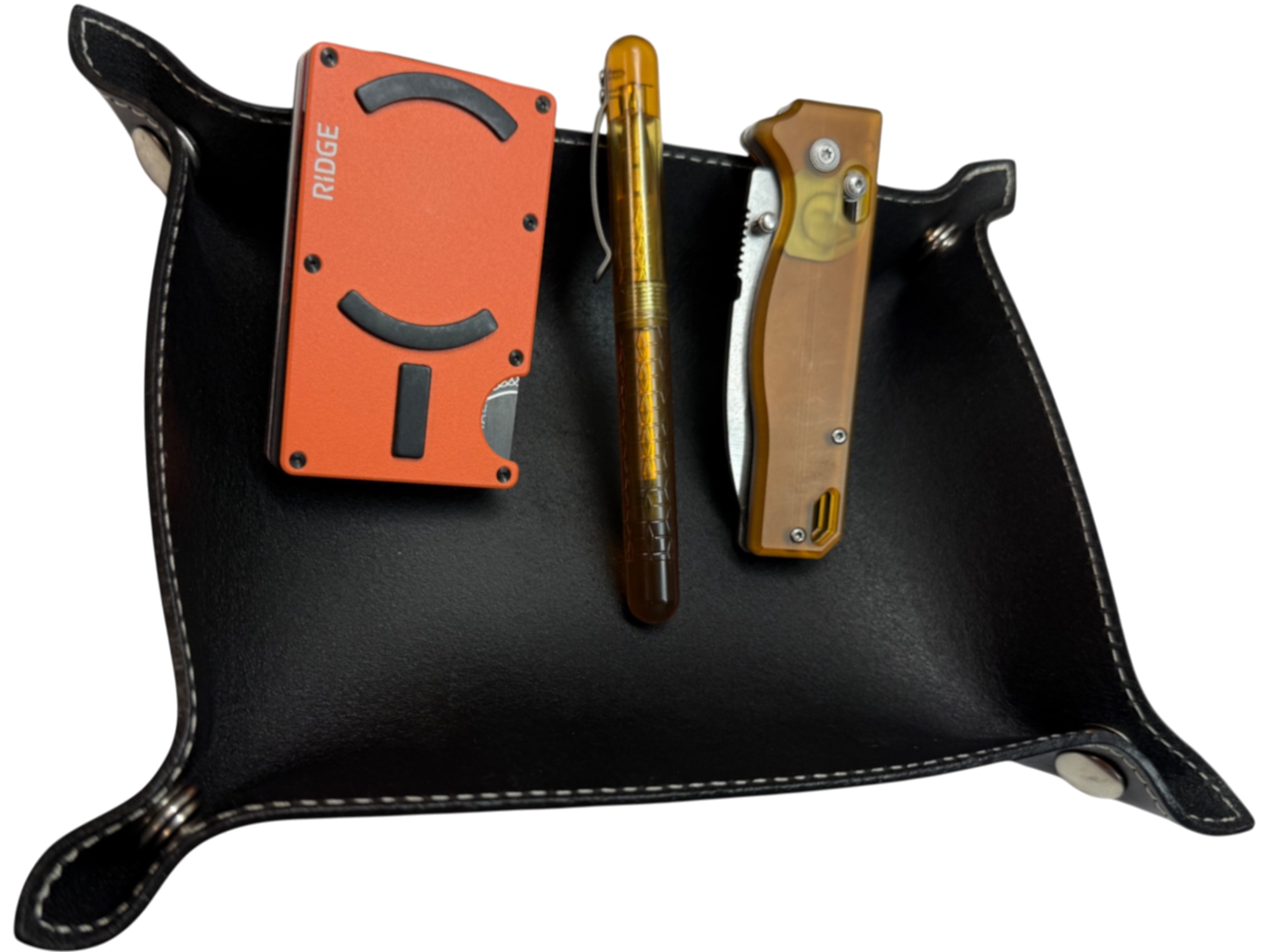 Basecamp - Full Grain Leather Catchall Tray by Maratac®