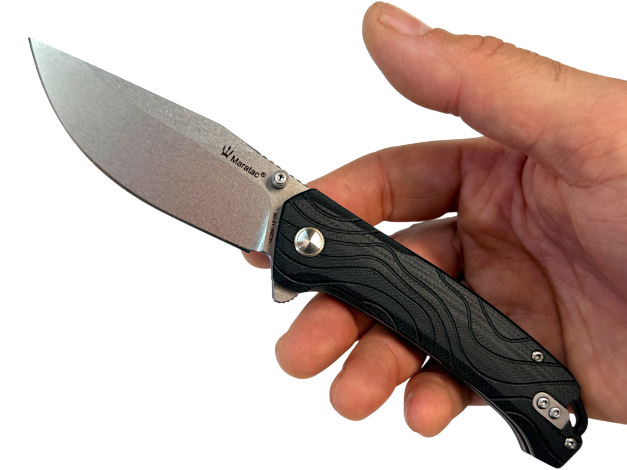 Limited Edition - Topo-Trekker Peak 14C28N Knife - Maratac® ( Only Made 100 Each! )