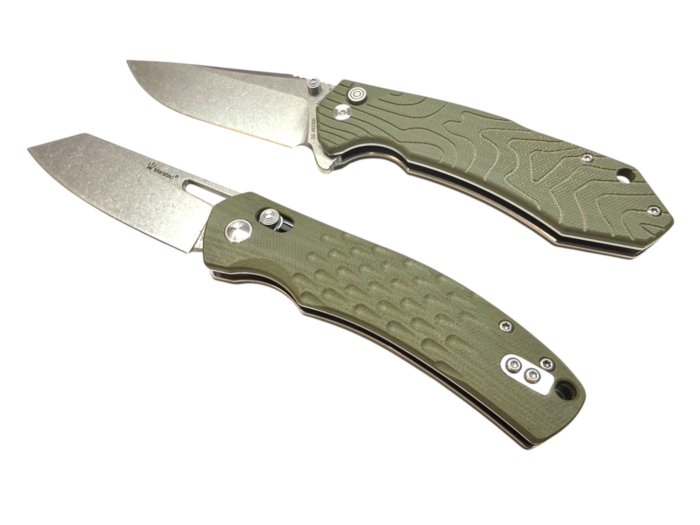Urban Navigator - Cross Bar - Pocket Knife By Maratac® - OD Green G10 🔥 New 🔥