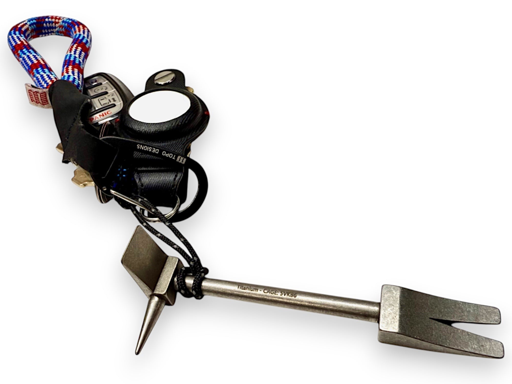 4" Ti Hooligan Forced Entry Tool - Titanium