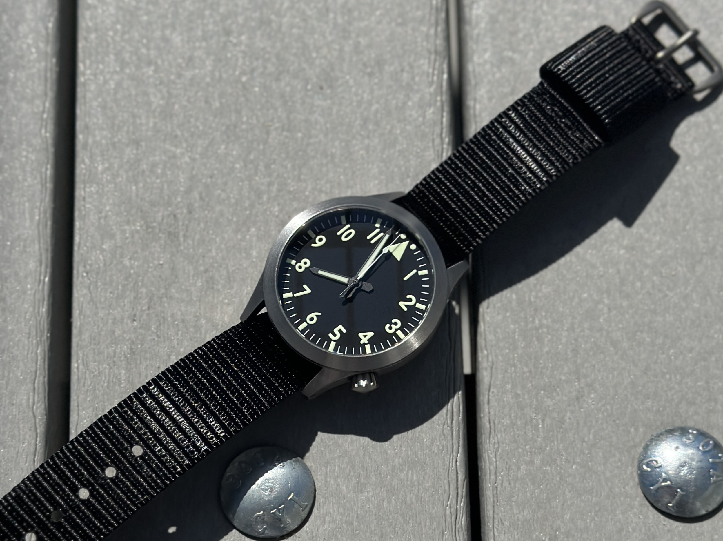 Titanium Pilot Automatic Watch by Maratac® – CountyComm