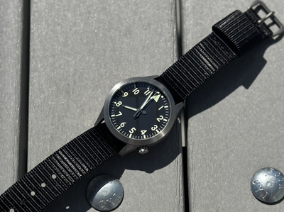 Titanium Pilot Automatic Watch by Maratac®