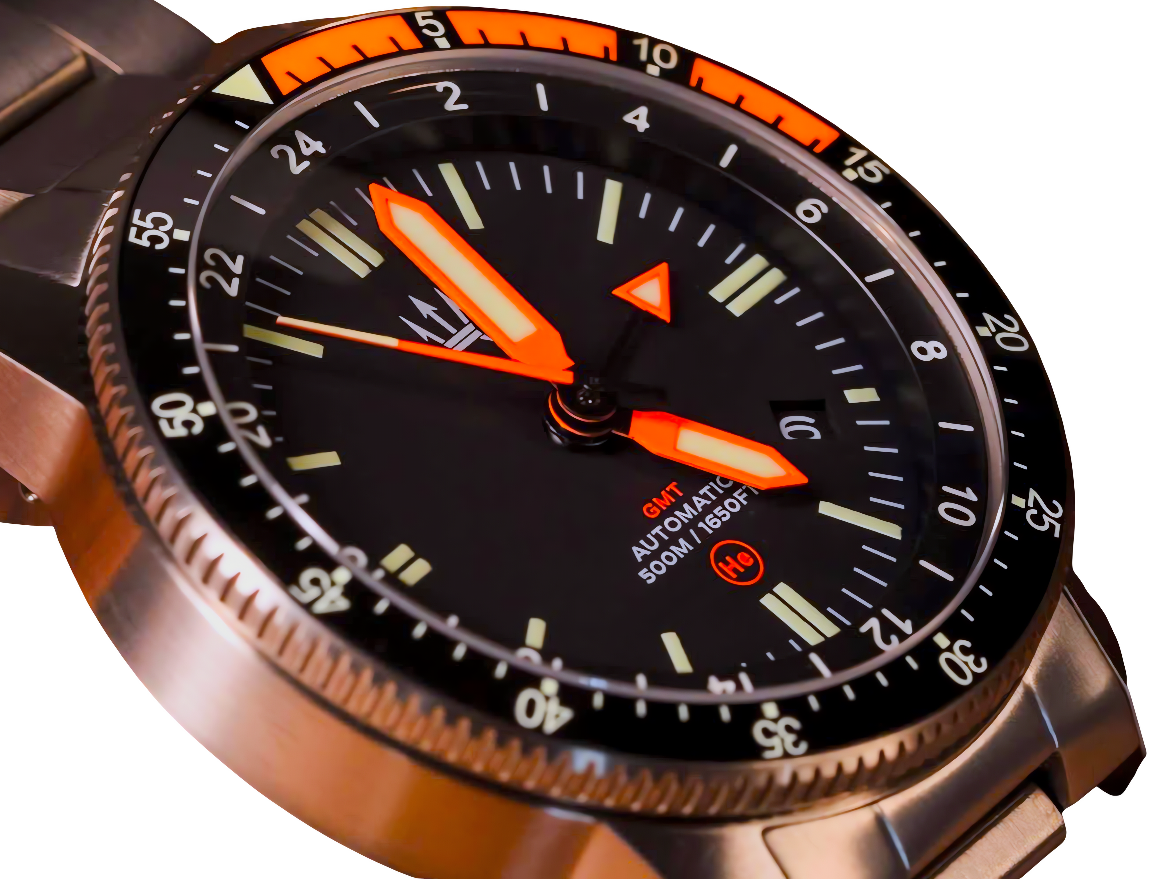 500M Alto Mare 42mm 9075 GMT - Titanium Automatic Watch - By Maratac® 🔥 Limited Stock! 🔥