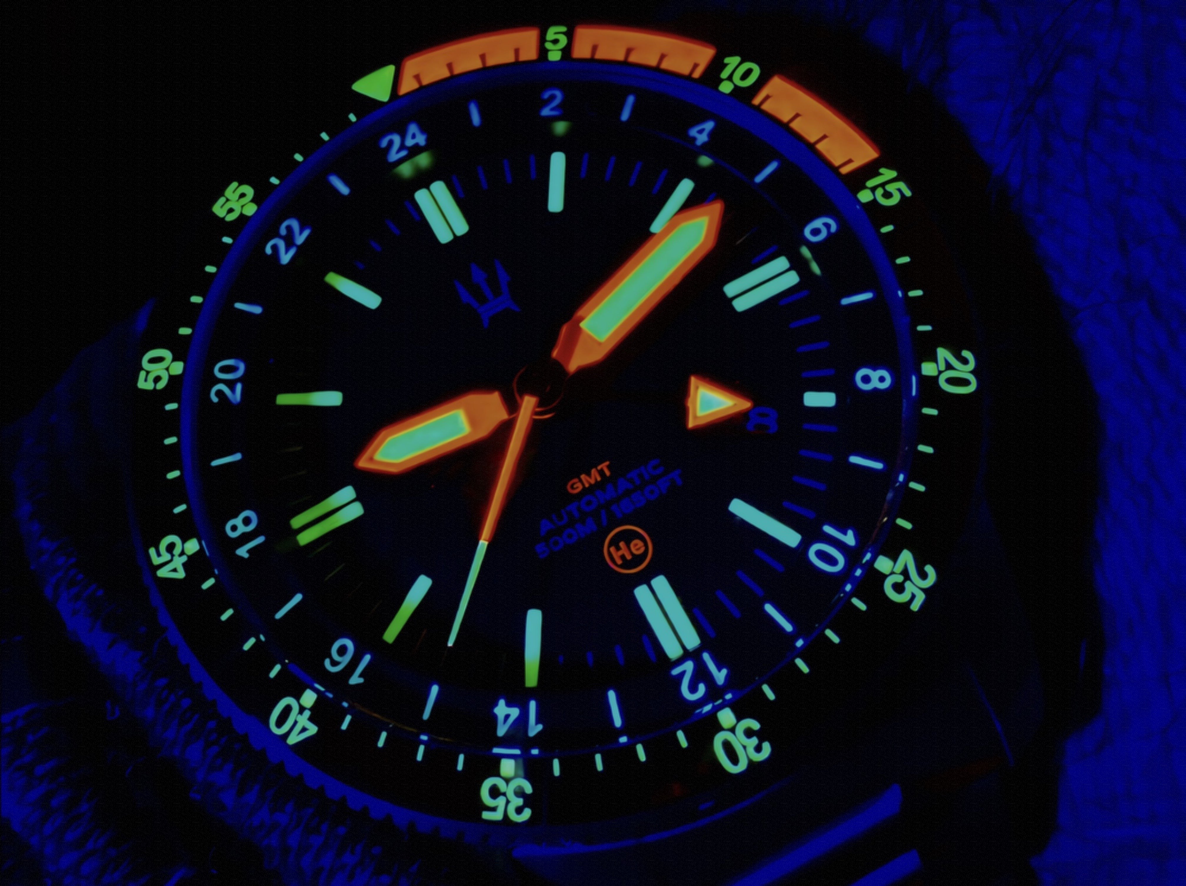 500M Alto Mare 42mm 9075 GMT - Titanium Automatic Watch - by Maratac®