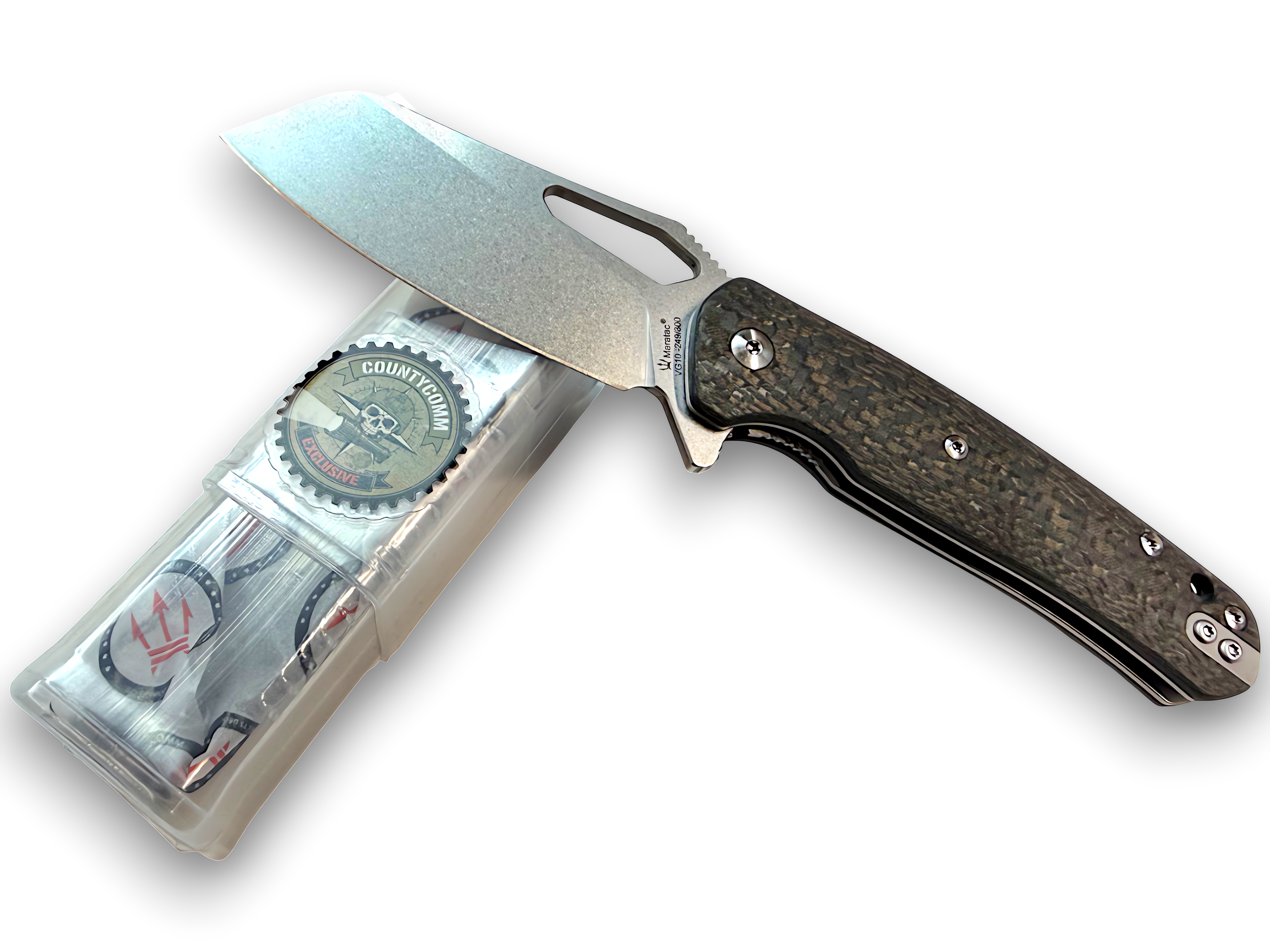 Carbon Arc Flipper - VG10 - Maratac® Knife 🚨 Coming Soon! 🚨