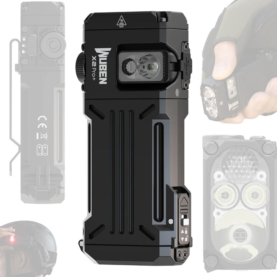 Wuben X2 Pro+ 1500 Lumens Magnetic EDC Flashlight - Coming Soon!