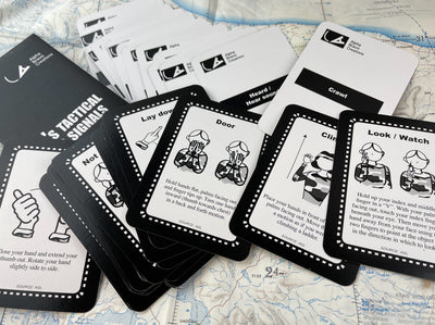 Tactical Hand Signals Cards - Made In USA! - CountyComm