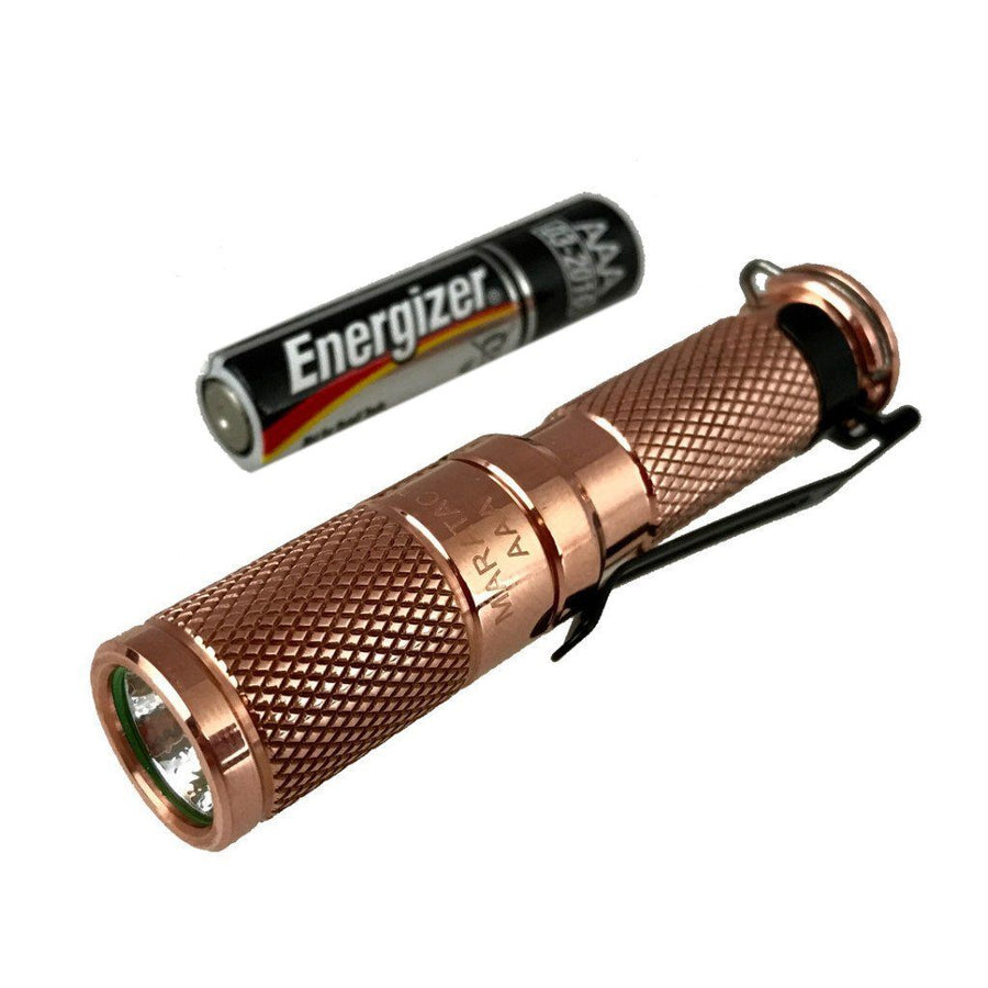 AAA Copper Cree Flashlight by Maratac REV 6 - CountyComm