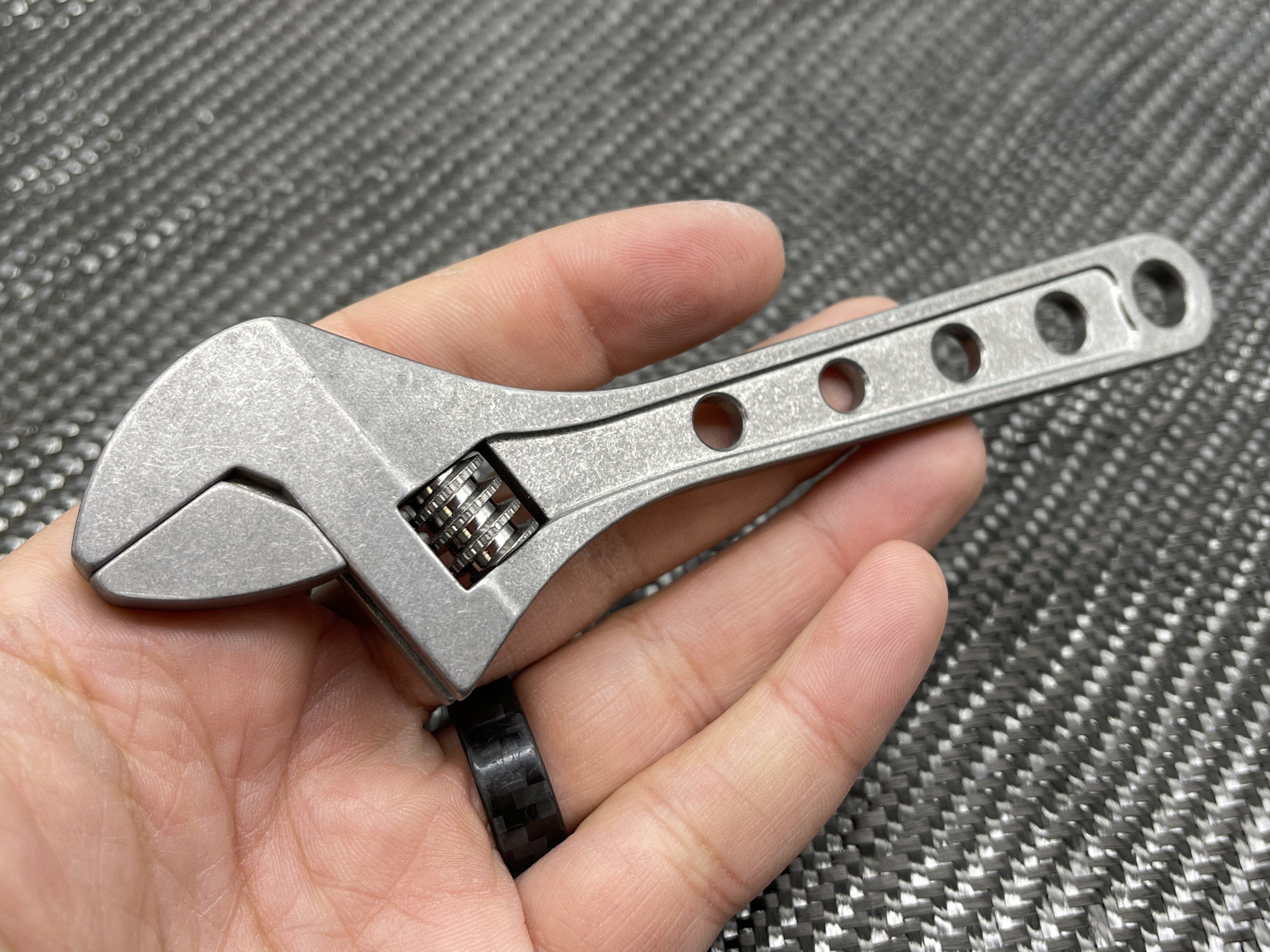 Adjustable Wrench - Titanium 6 Inch ( NSN Pending ) - CountyComm