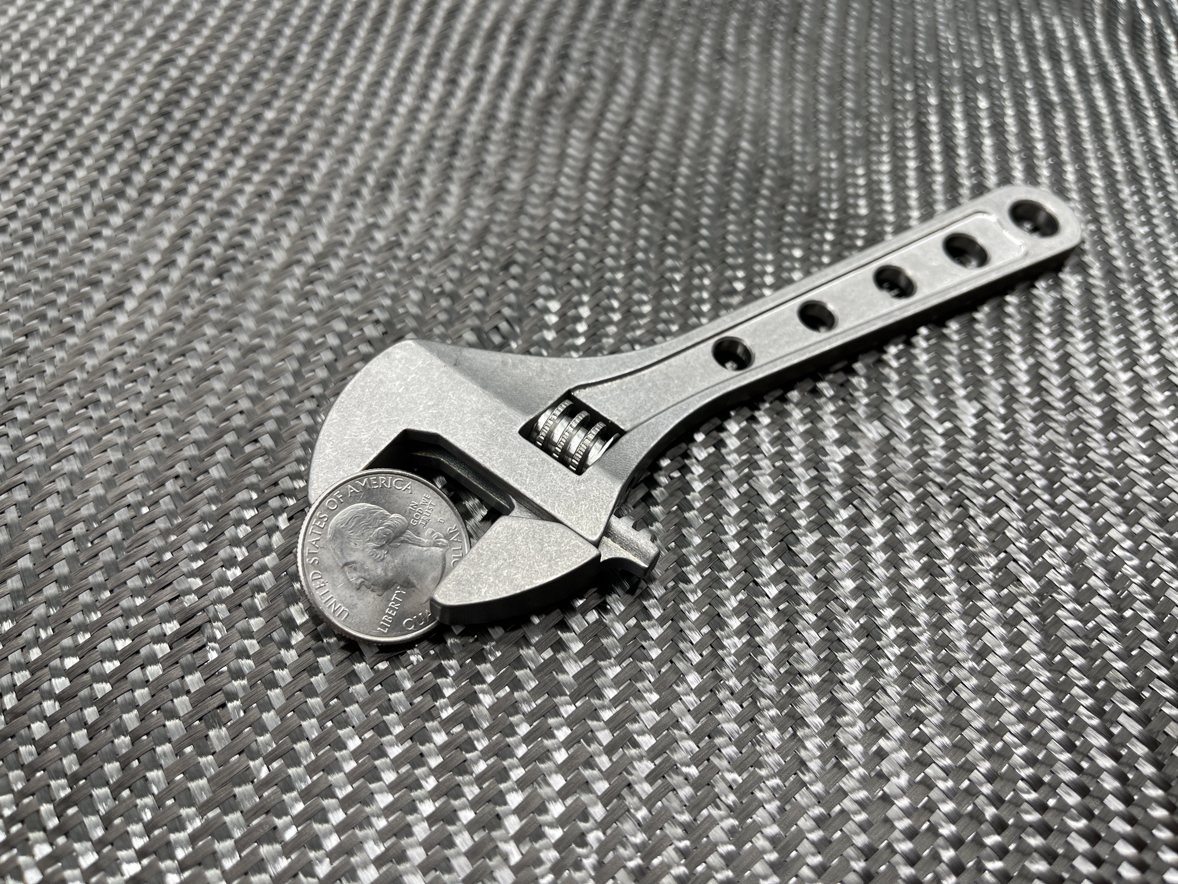 Adjustable Wrench - Titanium 6 Inch ( NSN Pending ) - CountyComm