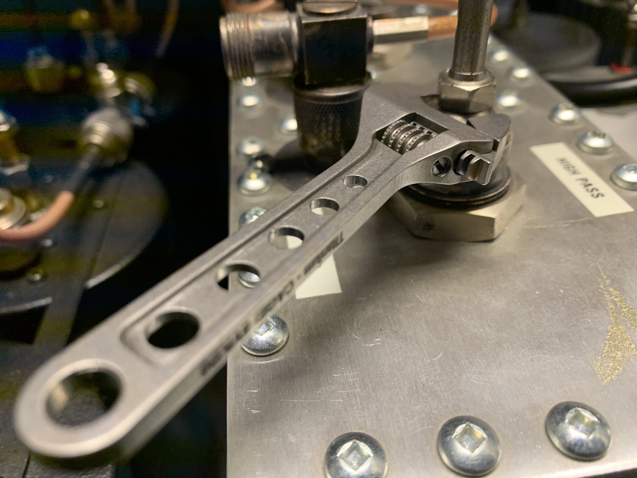 Adjustable Wrench Titanium 4 Inch ( NSN Pending )