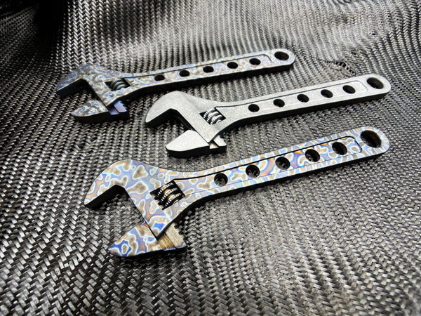 8 Inch  - Titanium Adjustable Wrench - ( NSN Pending )
