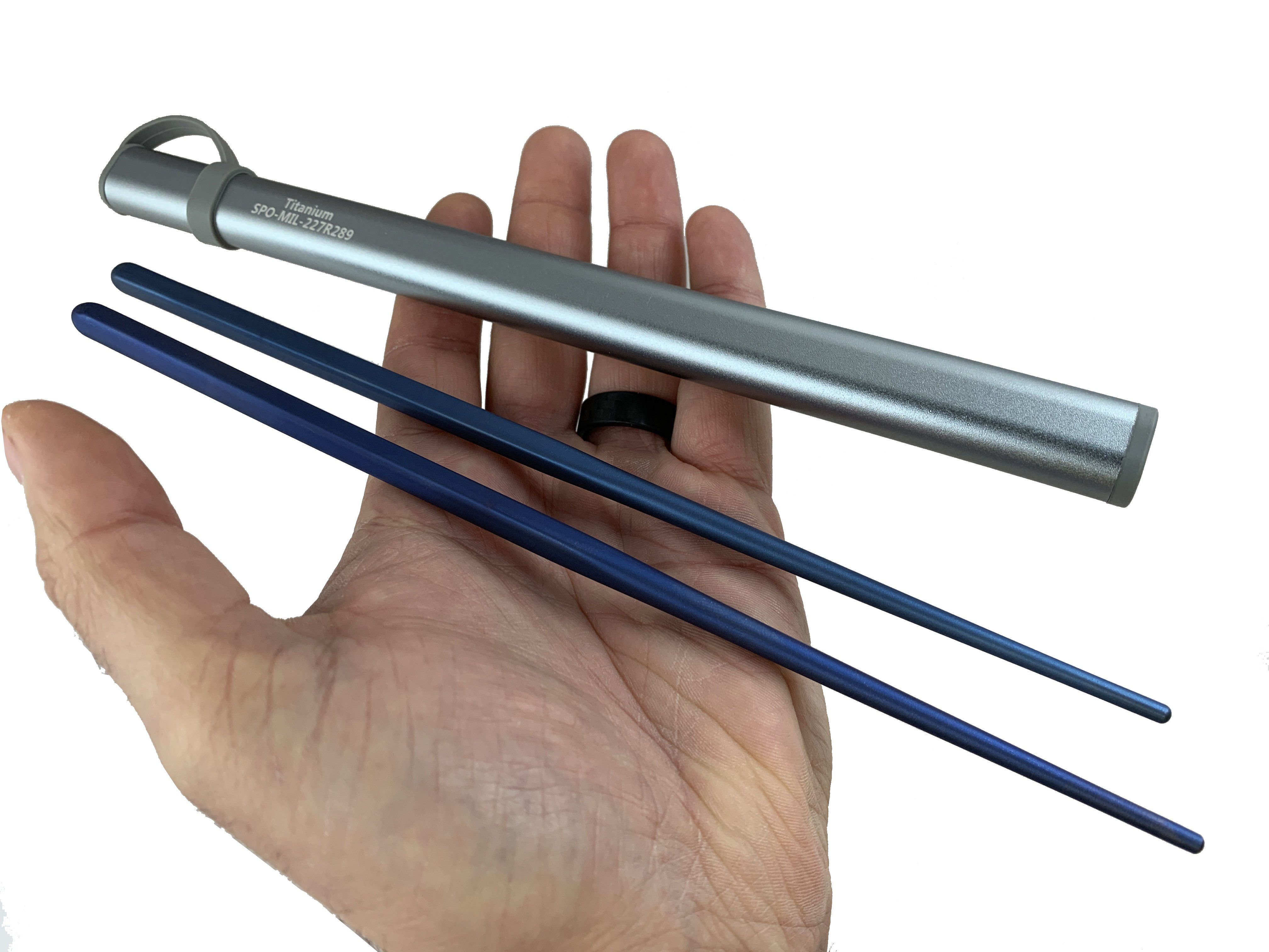 Jolmo Lander Titanium Folding Chopsticks Stack-in Foldable