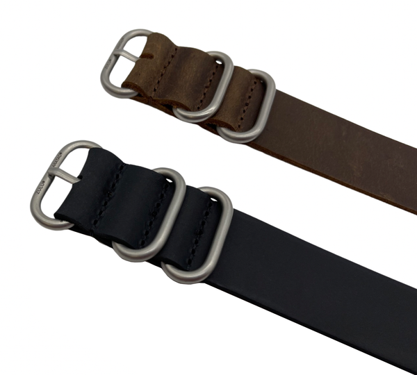 Mcraft® 12 and 15 20mm Black Leather Handle Strap Compatible -  Denmark
