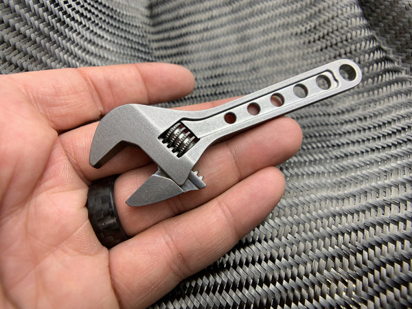 Adjustable Wrench - Titanium 4 Inch ( NSN Pending ) - CountyComm