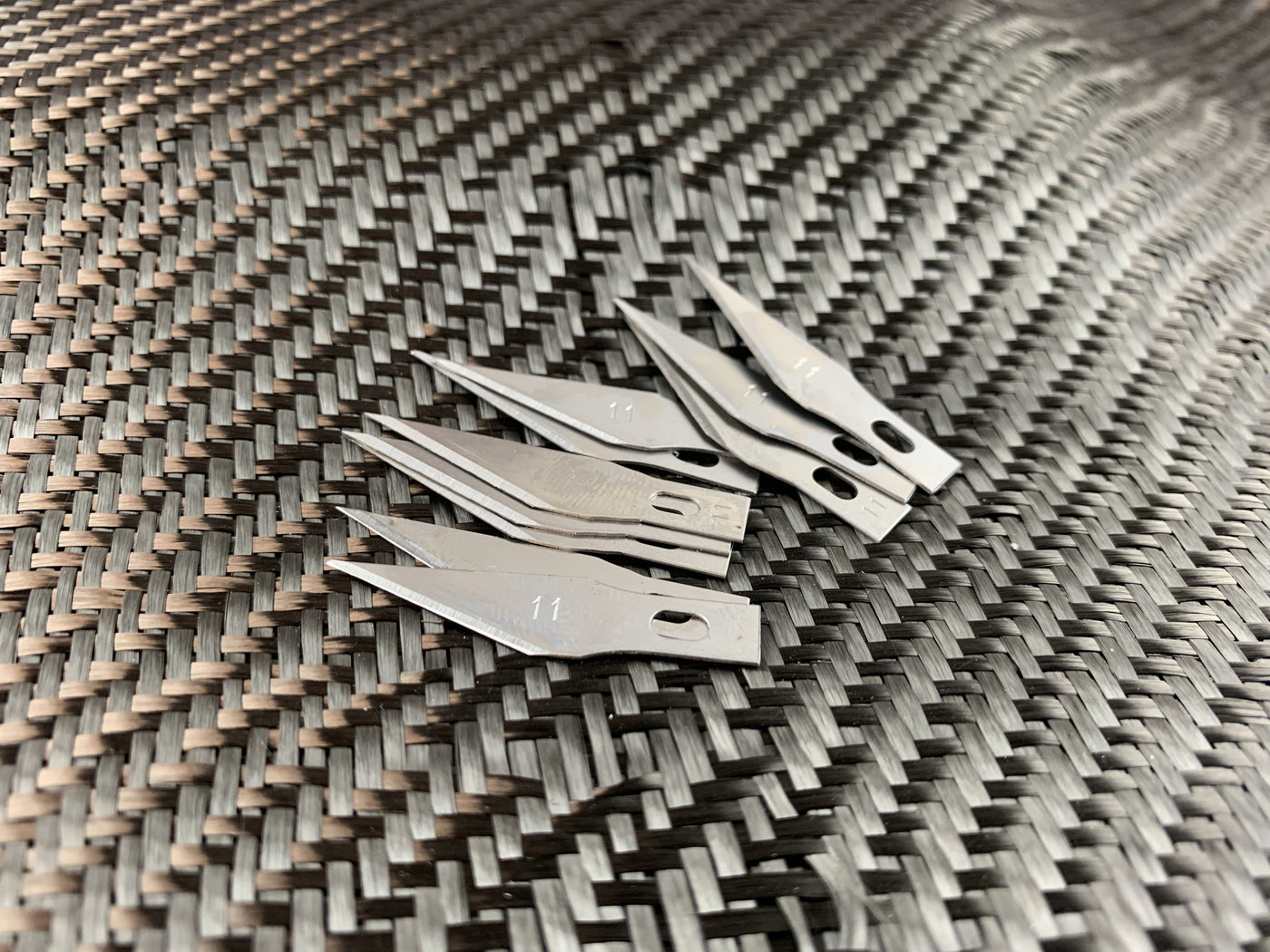 << 10X Spare Blades >>  For Slide Lock Titanium Craft Knife - CountyComm