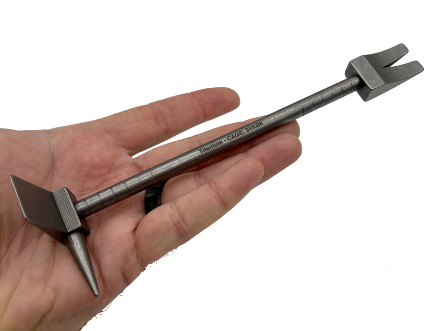 Ti Hooligan Forced Entry Tool - Titanium - CountyComm