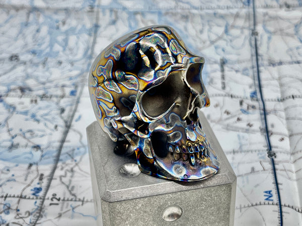 Custom Titanium Colossus Skull by Tony Fabrioli  ( Limited Run! )