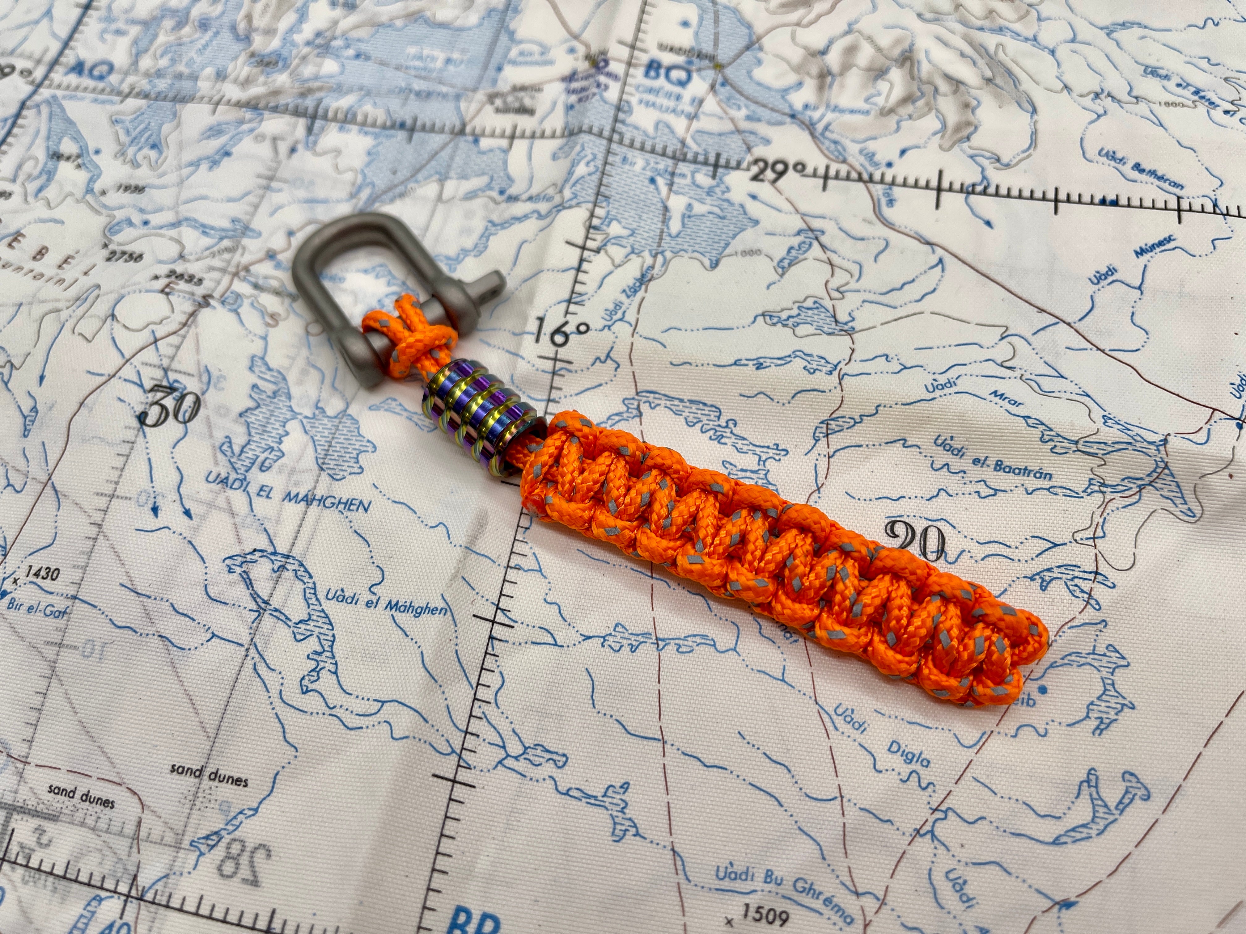 5 Pack Orange Paracord Zipper Pulls for Backpacks Jackets Luggage Survival  Kits