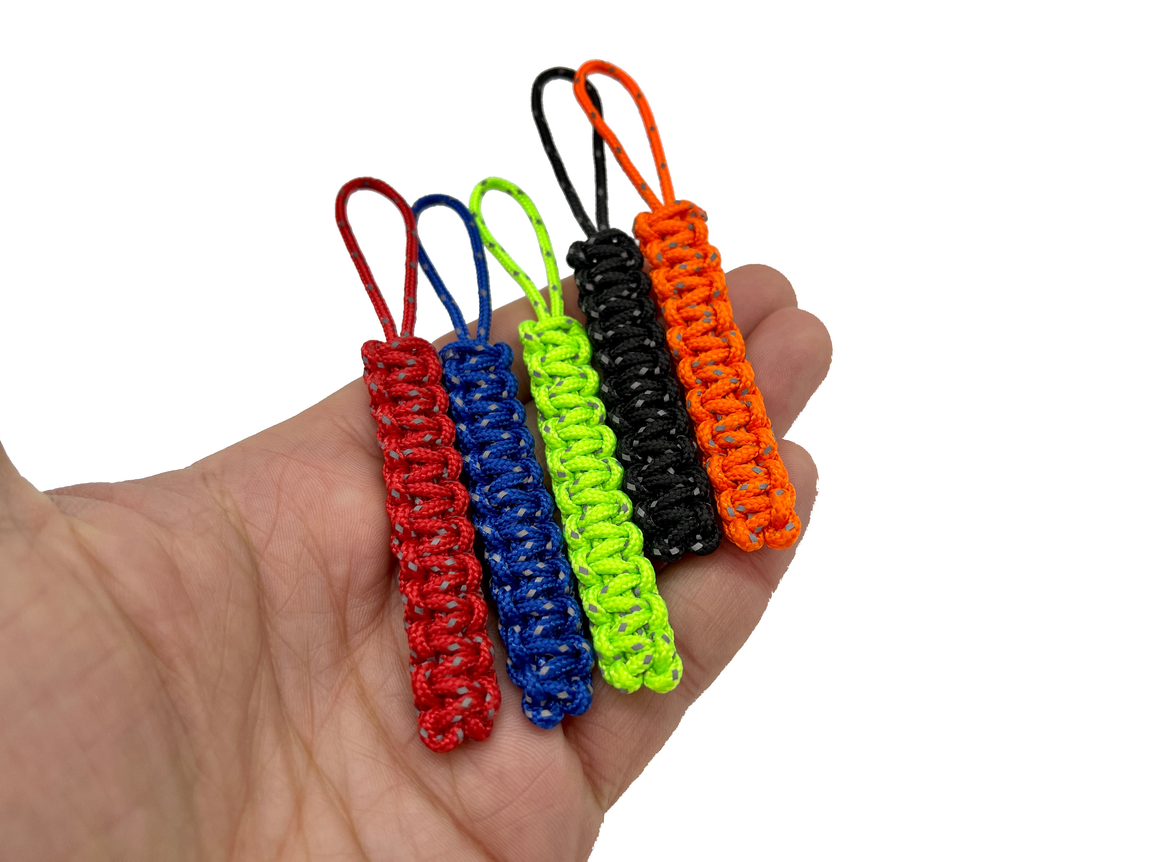 camelcamelcamel - 10 Pieces Zipper Pull Replacement Dress Zipper Pull Helper  Hand Woven Vajra Knot Paracord Pull Tab Extender for Backpacks Jackets  Luggage Purses Handbags (Mutil Color)