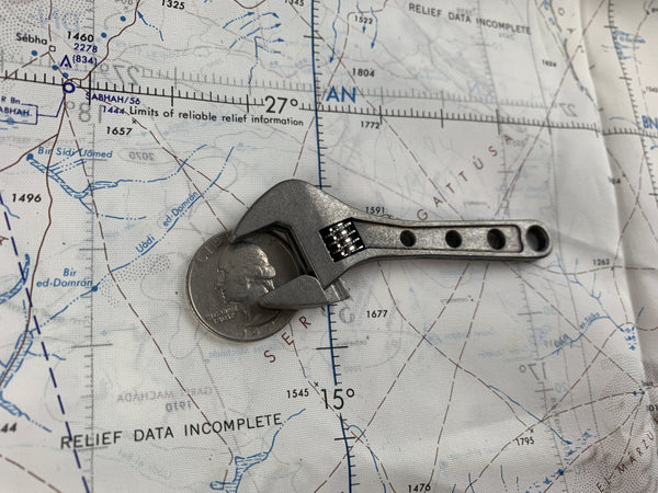 Small Adjustable Wrench - Titanium 3 Inch ( NSN Pending ) - CountyComm