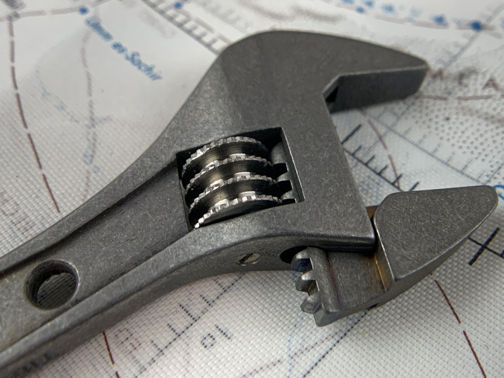 Small Adjustable Wrench Titanium 3 Inch ( NSN Pending )