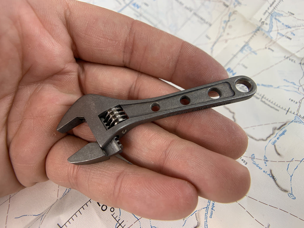 Small Adjustable Wrench Titanium 3 Inch ( NSN Pending )