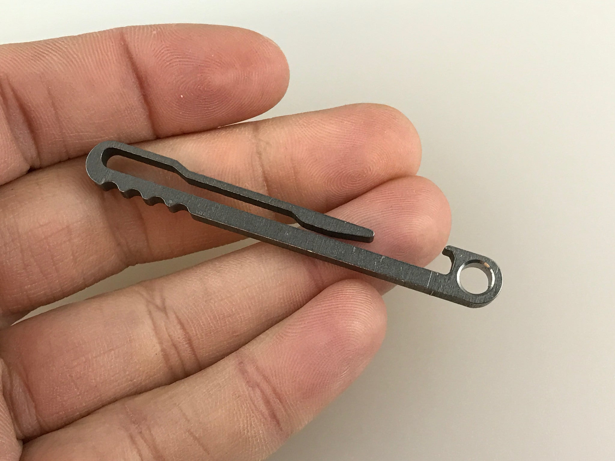 Titanium Belt Key Holder Double Row Key Clips For Keychains Belt
