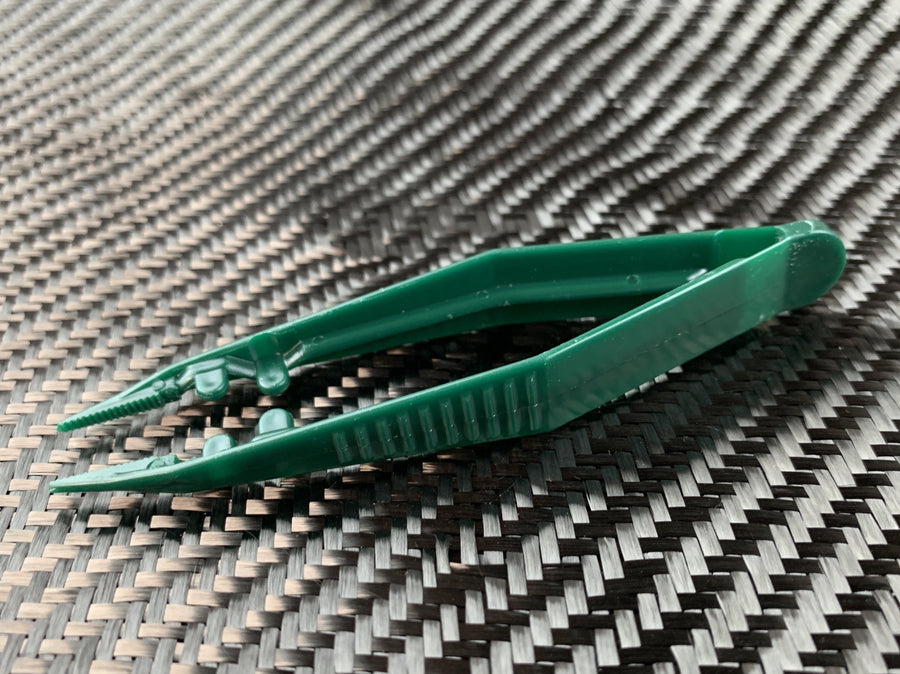 Composite Resin Disposable Tweezer OD Green - CountyComm