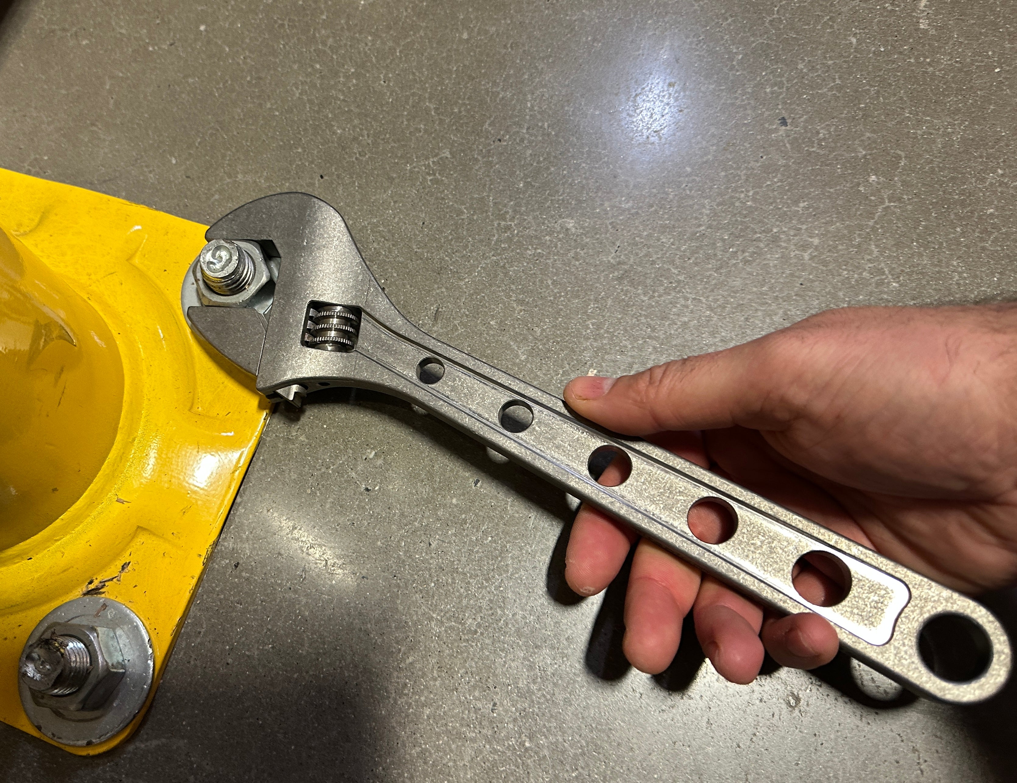 12 Inch  - Titanium Adjustable Wrench - ( NSN Pending )
