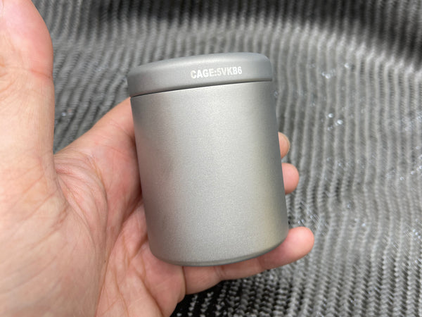 Compact Ultralite Titanium Press Fit Capsule