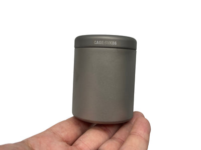 Compact Ultralite Titanium Press Fit Capsule