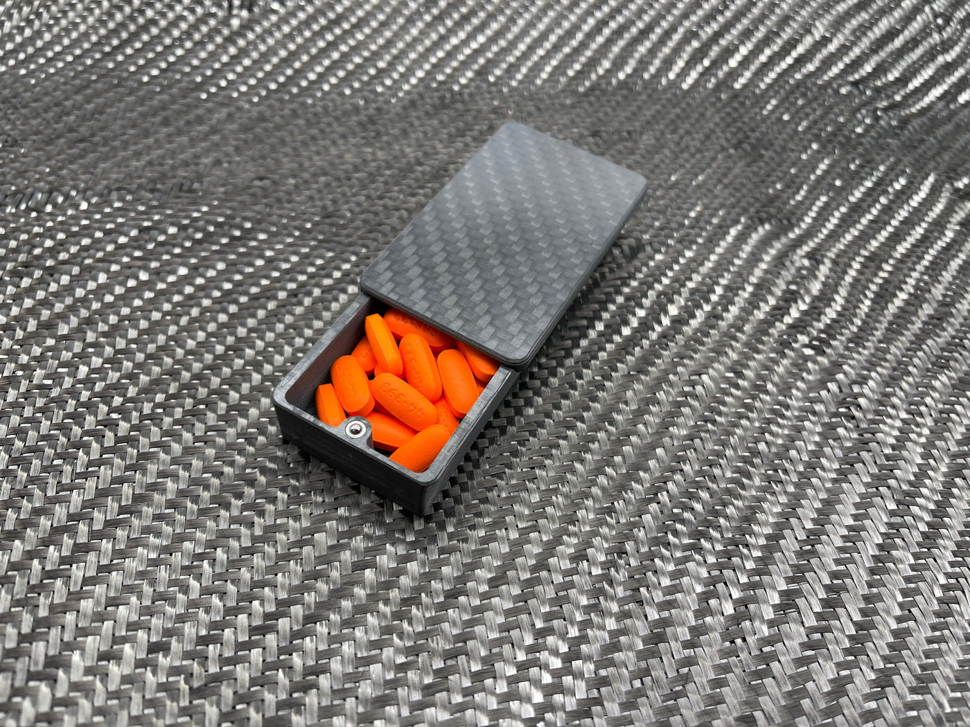 Carbon Fiber Pocket Strong Box With Loop