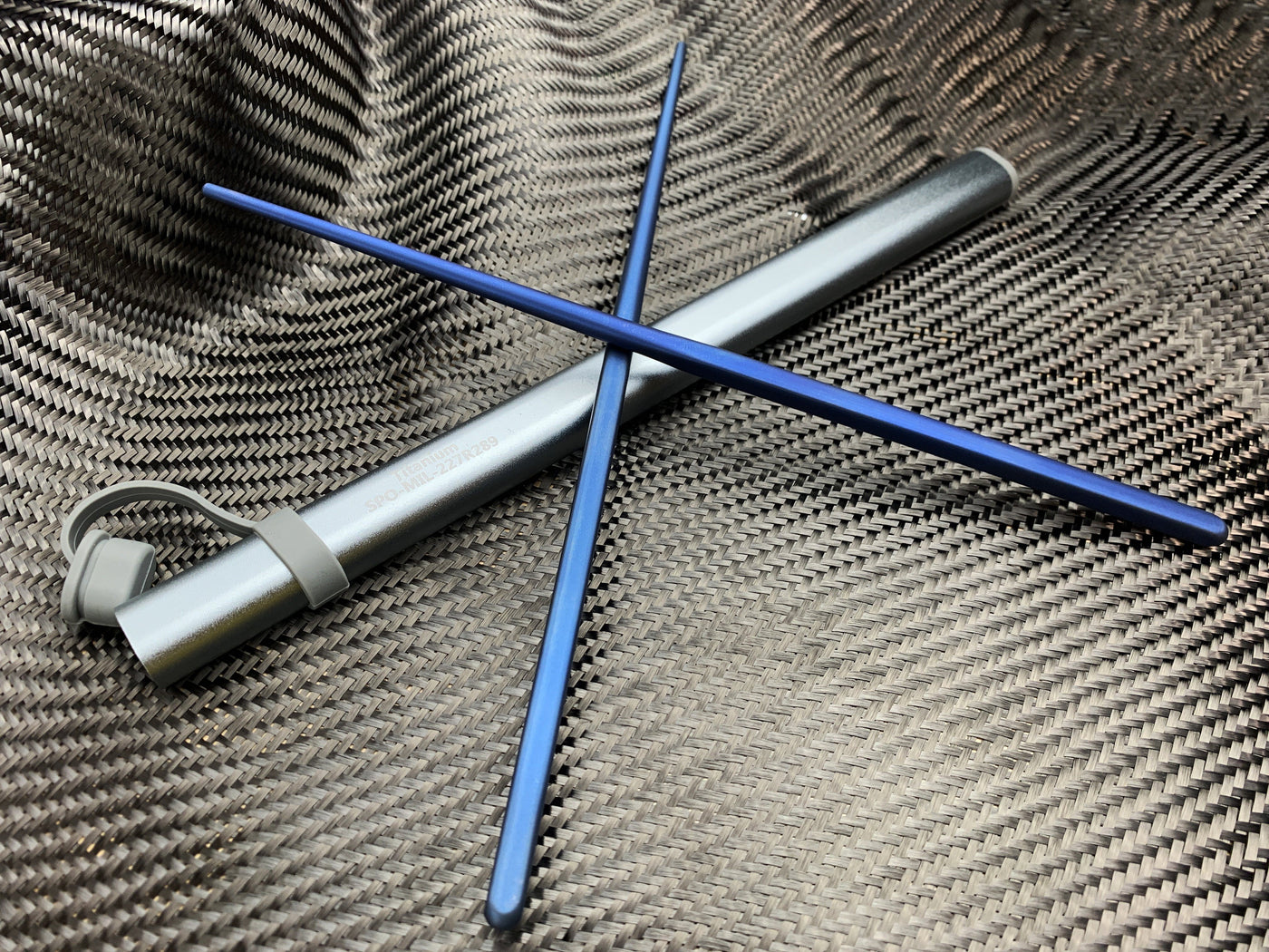 Blue Robusto Titanium Chopsticks Kit - Gen 5 - CountyComm
