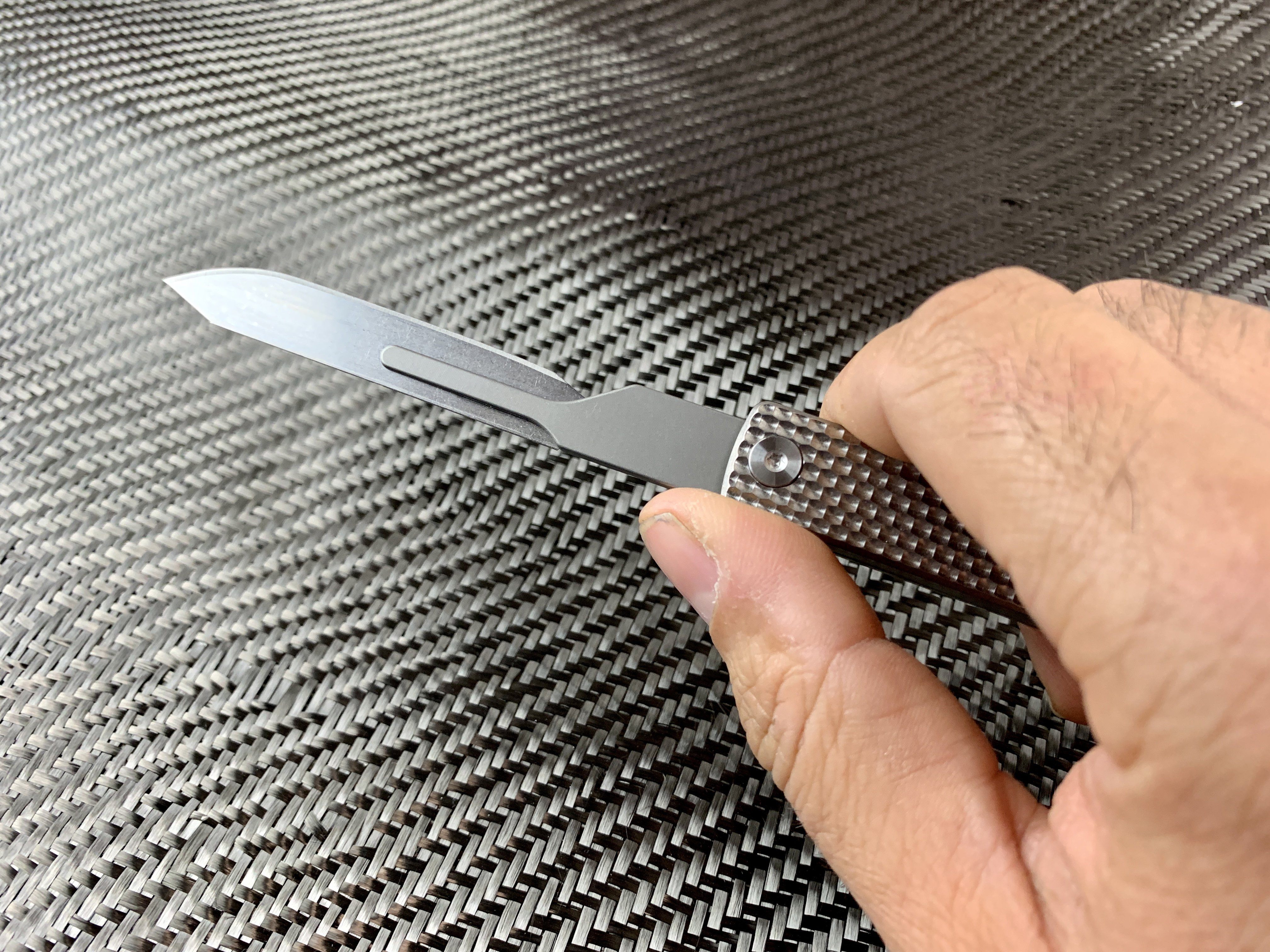 TITANER Titanium EDC Folding Small Pocket Scalpel Brazil