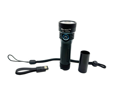 EZ - Throw 18650 / 21700 Flashlight by Maratac® ( + Built In Charger )