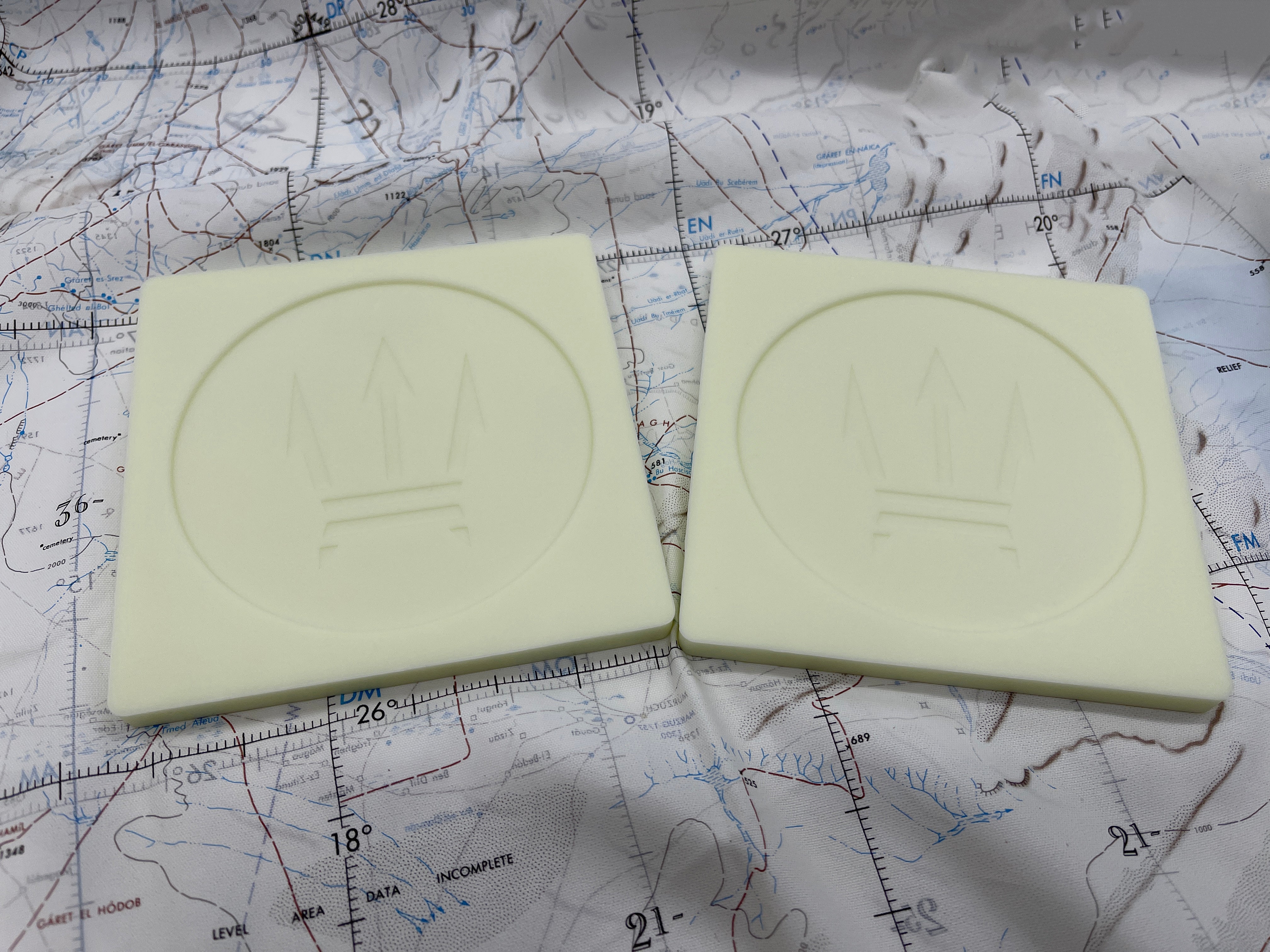 Glow - Extreme Trident Parts Coaster - Non Slip ( 2 Pack ) ( Coming Back Soon! )